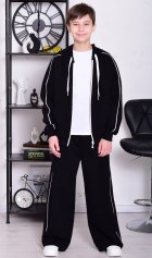 Костюм подростковый 11-077 (черный) от компании Новое Кимоно, г. Иваново