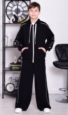 Костюм подростковый 11-077 (черный) от компании Новое Кимоно, г. Иваново