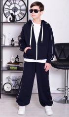 Костюм подростковый 11-077а (синий) от компании Новое Кимоно, г. Иваново