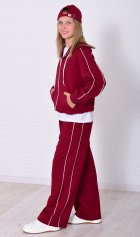 Костюм подростковый 11-077б (бордо) от компании Новое Кимоно, г. Иваново