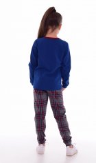Пижама подростковая 12-056а (синий), от компании Новое Кимоно, г. Иваново
