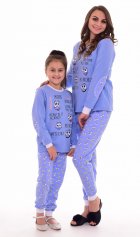 Пижама подростковая 12-077 (голубой) от компании Новое Кимоно, г. Иваново