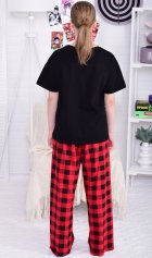 Пижама подростковая 12-112а (красный) от компании Новое Кимоно, г. Иваново