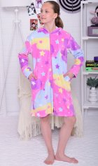 Халат подростковый 12-113 (розовый) от компании Новое Кимоно, г. Иваново