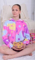 Халат подростковый 12-113 (розовый) от компании Новое Кимоно, г. Иваново