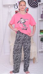 Пижама подростковая 12-115 (коралл) от компании Новое Кимоно, г. Иваново