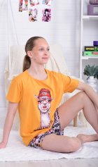 Пижама подростковая 12-117 (горчица) от компании Новое Кимоно, г. Иваново