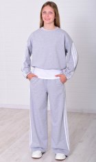 Костюм подростковый 12-118 (серый меланж) от компании Новое Кимоно, г. Иваново
