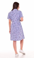 Халат женский 3-206а (индиго) от компании Новое Кимоно, г. Иваново