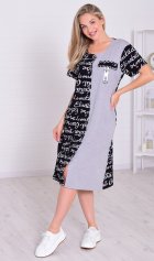 Халат женский 3-212б (серый) от компании Новое Кимоно, г. Иваново