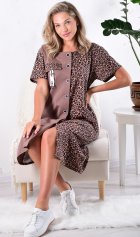 Халат женский 3-212в (шоколад) от компании Новое Кимоно, г. Иваново