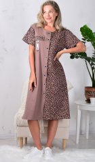 Халат женский 3-212в (шоколад) от компании Новое Кимоно, г. Иваново