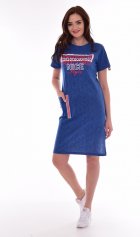 Платье женское 4-073 (синий) от компании Новое Кимоно, г. Иваново