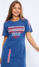 Платье женское 4-073 (синий) от компании Новое Кимоно, г. Иваново