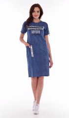 Платье женское 4-073а (темно-синий) от компании Новое Кимоно, г. Иваново