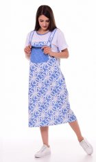 Платье женское 4-089а (голубой) от компании Новое Кимоно, г. Иваново