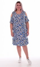 Платье женское 4-097б (голубой) от компании Новое Кимоно, г. Иваново