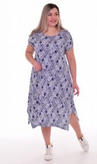 Платье женское 4-101 (индиго) от компании Новое Кимоно, г. Иваново