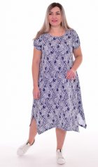 Платье женское 4-101 (индиго) от компании Новое Кимоно, г. Иваново