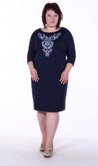 Платье женское 4-28г (тёмно-синий) от компании Новое Кимоно, г. Иваново