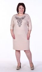 Платье женское 4-28в (бежевый) от компании Новое Кимоно, г. Иваново