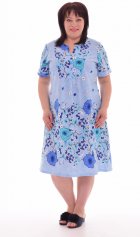 Платье женское 4-47в (голубой) от компании Новое Кимоно, г. Иваново