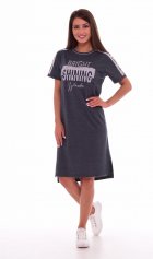Платье женское 4-61в (тёмно-серый) от компании Новое Кимоно, г. Иваново