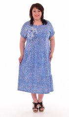 Платье женское 4-69 (голубой) от компании Новое Кимоно, г. Иваново