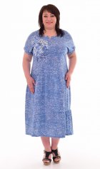 Платье женское 4-69 (голубой) от компании Новое Кимоно, г. Иваново