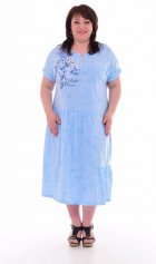 Платье женское 4-69б (светло-голубой) от компании Новое Кимоно, г. Иваново