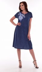 Платье женское 4-69г (темно-синий) от компании Новое Кимоно, г. Иваново