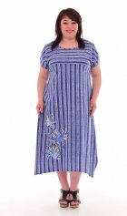 Платье женское 4-70 (голубой) от компании Новое Кимоно, г. Иваново