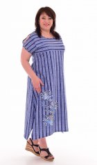 Платье женское 4-70 (голубой) от компании Новое Кимоно, г. Иваново