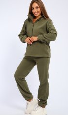 Костюм женский 5-338ж (оливковый) от компании Новое Кимоно, г. Иваново