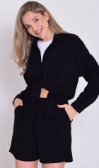 Костюм женский 5-351ж (черный) от компании Новое Кимоно, г. Иваново