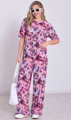 Костюм женский 5-353а (розовый) от компании Новое Кимоно, г. Иваново