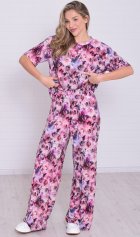 Костюм женский 5-353а (розовый) от компании Новое Кимоно, г. Иваново