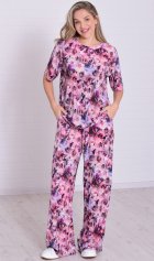 Костюм женский 5-353а (розовый) от компании Новое Кимоно, г. Иваново