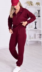 Костюм женский 5-354а (бордо) от компании Новое Кимоно, г. Иваново