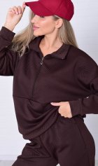 Костюм женский 5-354в (шоколад) от компании Новое Кимоно, г. Иваново