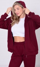 Костюм женский 5-356а (бордо) от компании Новое Кимоно, г. Иваново
