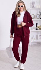 Костюм женский 5-356а (бордо) от компании Новое Кимоно, г. Иваново Костюм женский 5-356а (бордо) от компании Новое Кимоно, г. Иваново