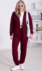 Костюм женский 5-356а (бордо) от компании Новое Кимоно, г. Иваново