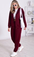 Костюм женский 5-356а (бордо) от компании Новое Кимоно, г. Иваново