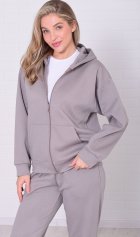 Костюм женский 5-356д (серый) от компании Новое Кимоно, г. Иваново