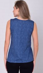 Майка женская 6-217б (черничный) от компании Новое Кимоно, г. Иваново