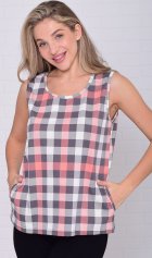 Майка женская 6-217р (серый) от компании Новое Кимоно, г. Иваново