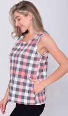 Майка женская 6-217р (серый) от компании Новое Кимоно, г. Иваново