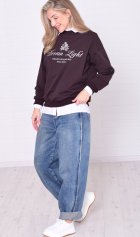 Свитшот женский 6-221 (коричневый) от компании Новое Кимоно, г. Иваново