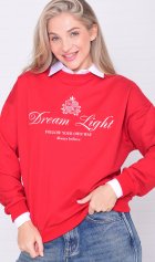 Свитшот женский 6-221в (красный) от компании Новое Кимоно, г. Иваново